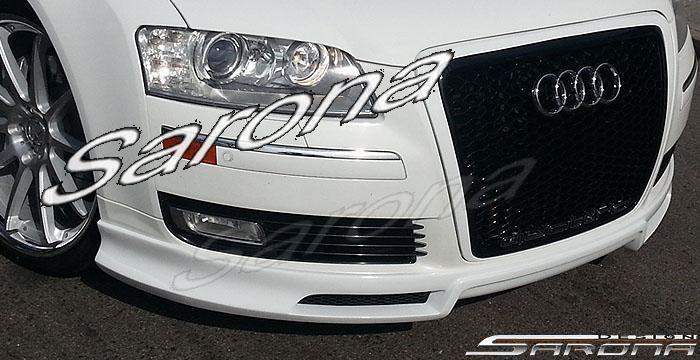 Custom Audi A8 Sedan Front Add On Lip 2004 2009 590